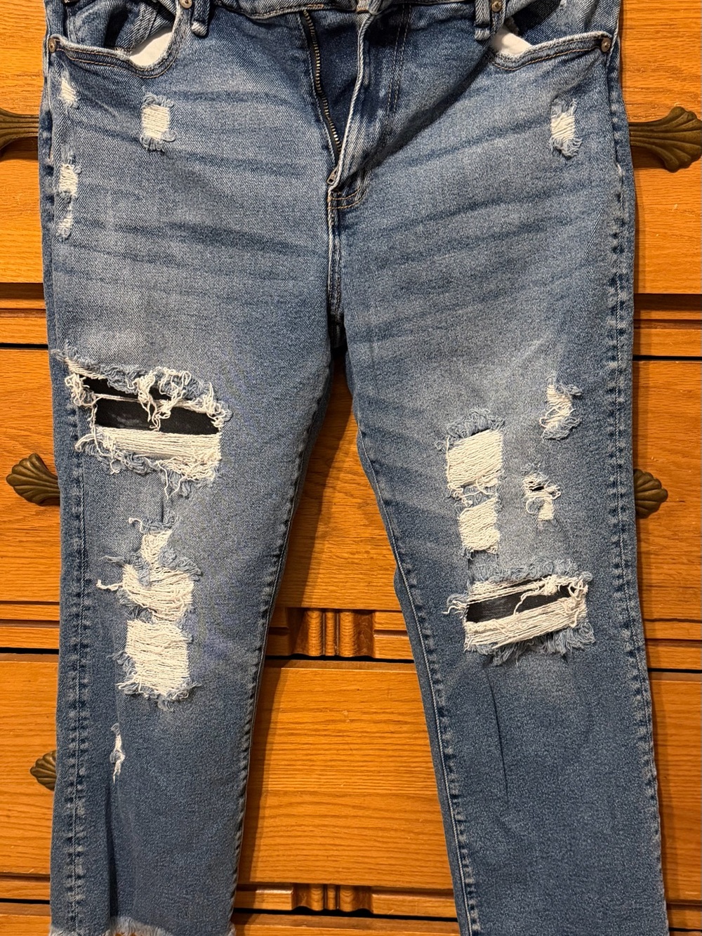KanCan Light Blue Distressed Skinny Jeans